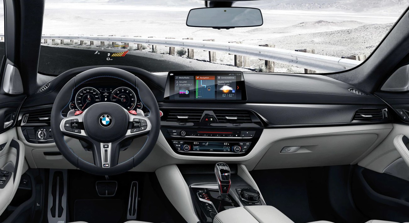 2019 BMW M5 Black and Silver Interior 2019 BMW M5 Black and Silver Interior